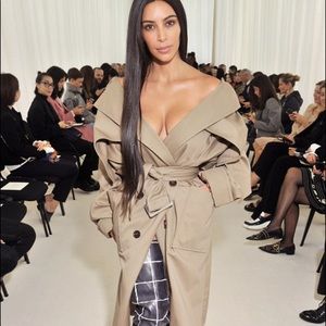 Vintage Christian Dior Monsieur Trench Coat sz 40s